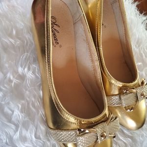 Gold Sofwear By Beacon Dress Slip Ons